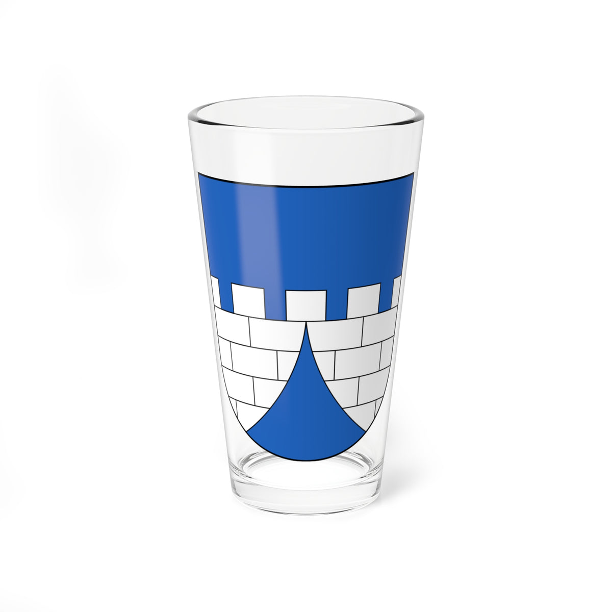 Pfungen-blazon (Switzerland) (Coat of Arms) Pint Glass 16oz