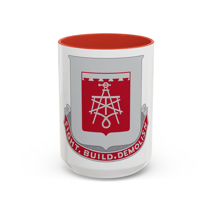 330 Engineer Battalion (U.S. Army) Accent Coffee Mug