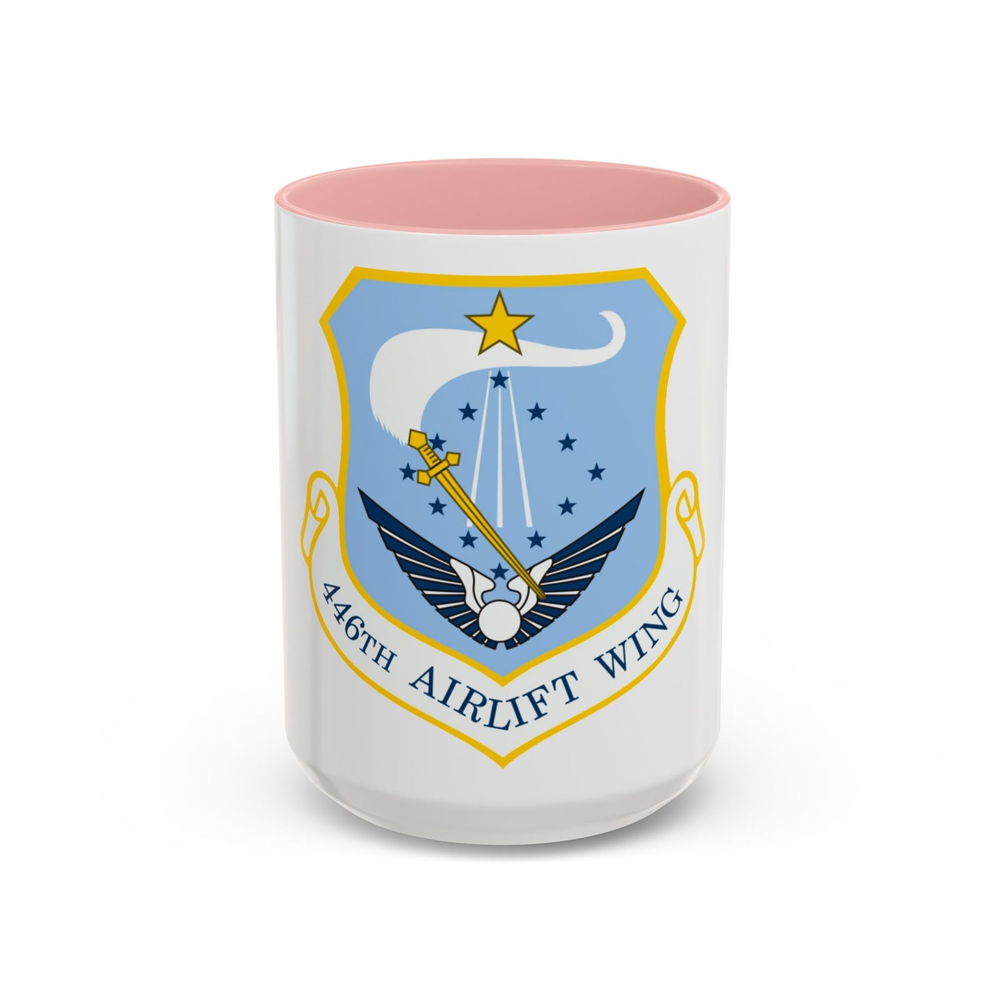 446th Airlift Wing (U.S. Air Force) Accent Coffee Mug
