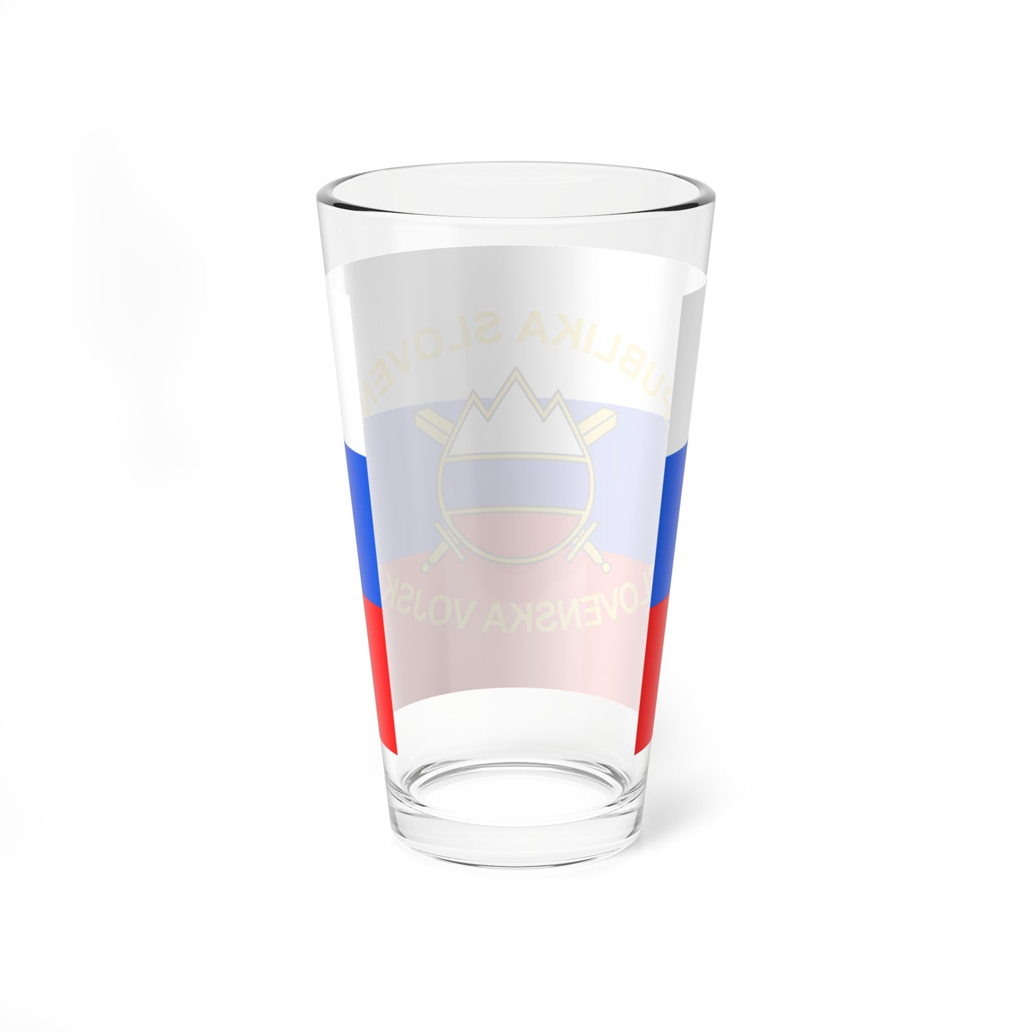 Flag of the Slovenian Armed Forces (Slovenia) Pint Glass 16oz