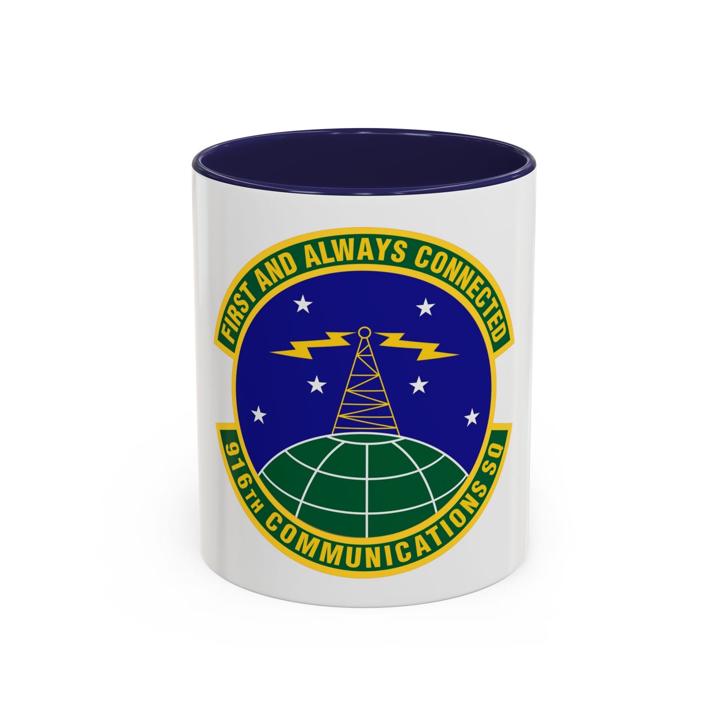 916th Communications Squadron (U.S. Air Force) Accent Coffee Mug