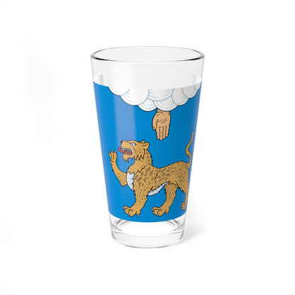 Flag of Pskov Oblast Latest version (Russia) Pint Glass 16oz