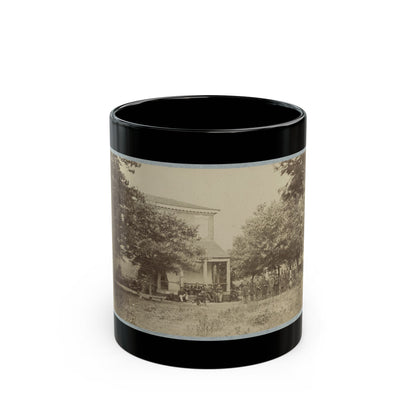 Brig. Gen. J. J. Abercrombie And Staff(2) (U.S. Civil War) Black Coffee Mug