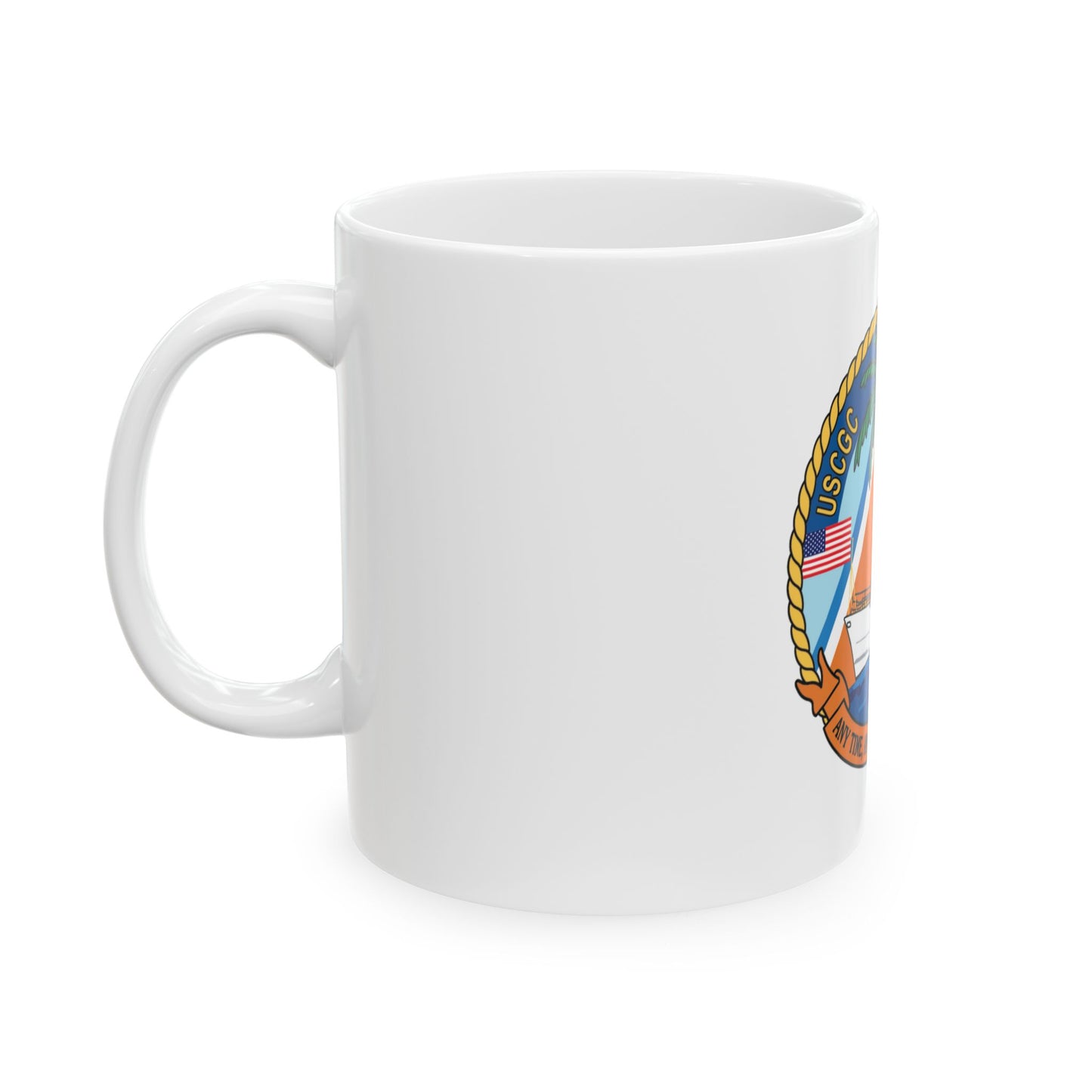 USCGC Key Largo WPB 1324 1 (U.S. Coast Guard) White Coffee Mug
