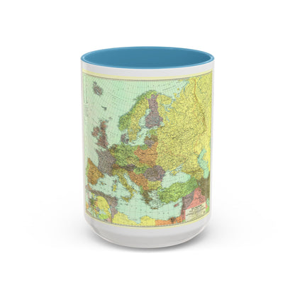 Europe and the Near East (1929) (Map) Accent Coffee Mug