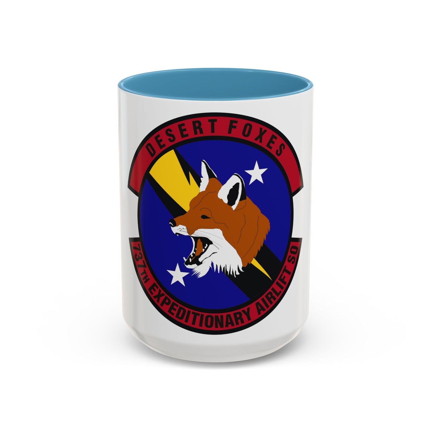 737th Expeditionary Airlift Squadron (U.S. Air Force) Accent Coffee Mug