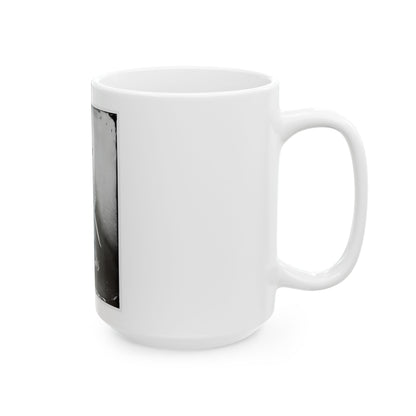 Washington Navy Yard, D.C. Lewis Payne, The Conspirator Who Attacked Secretary Seward, Standing In Overcoat And Hat (U.S. Civil War) White Coffee Mug