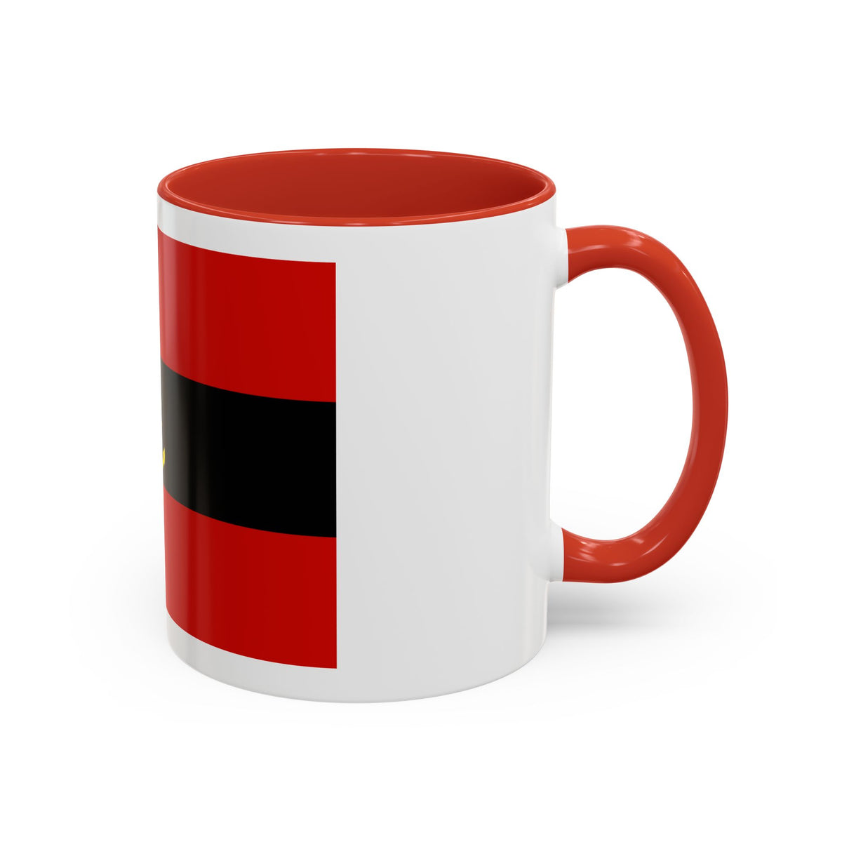 Naval Ensign of Albania 1946 to 1954 - Accent Coffee Mug