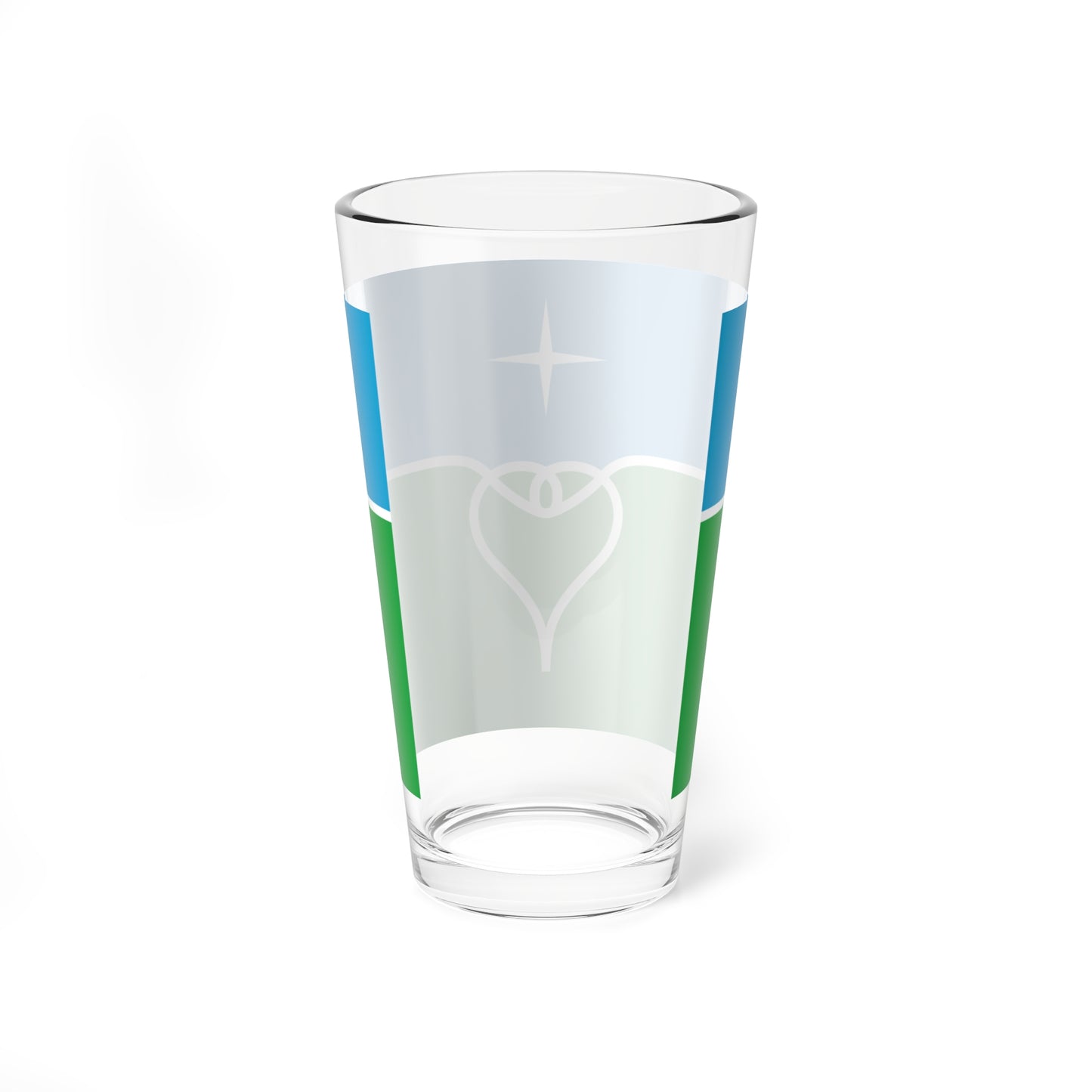 Flag of Povorovo Moscow oblast (Russia) Pint Glass 16oz