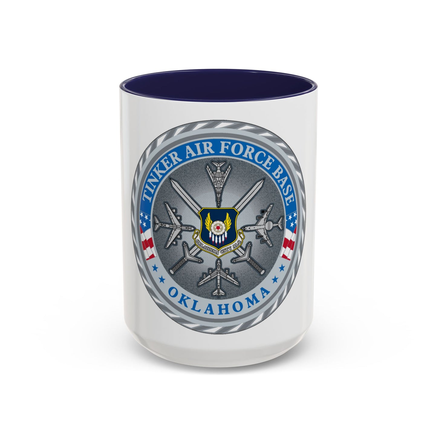 Tinker AF Base (U.S. Air Force) Accent Coffee Mug