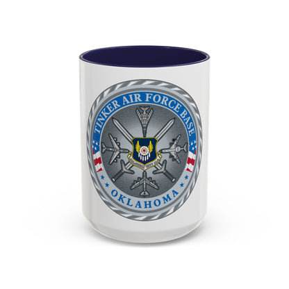 Tinker AF Base (U.S. Air Force) Accent Coffee Mug