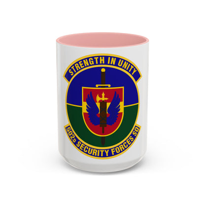 502d Security Forces Squadron (U.S. Air Force) Accent Coffee Mug