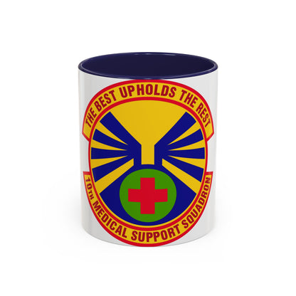 10th Medical Support Squadron (U.S. Air Force) Accent Coffee Mug