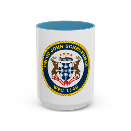 UUSCGC John Scheuerman WPC 1146 (U.S. Coast Guard) Accent Coffee Mug