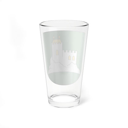 Coat of Arms of Vršatské Podhradie (Slovakia) (Coat of Arms) Pint Glass 16oz
