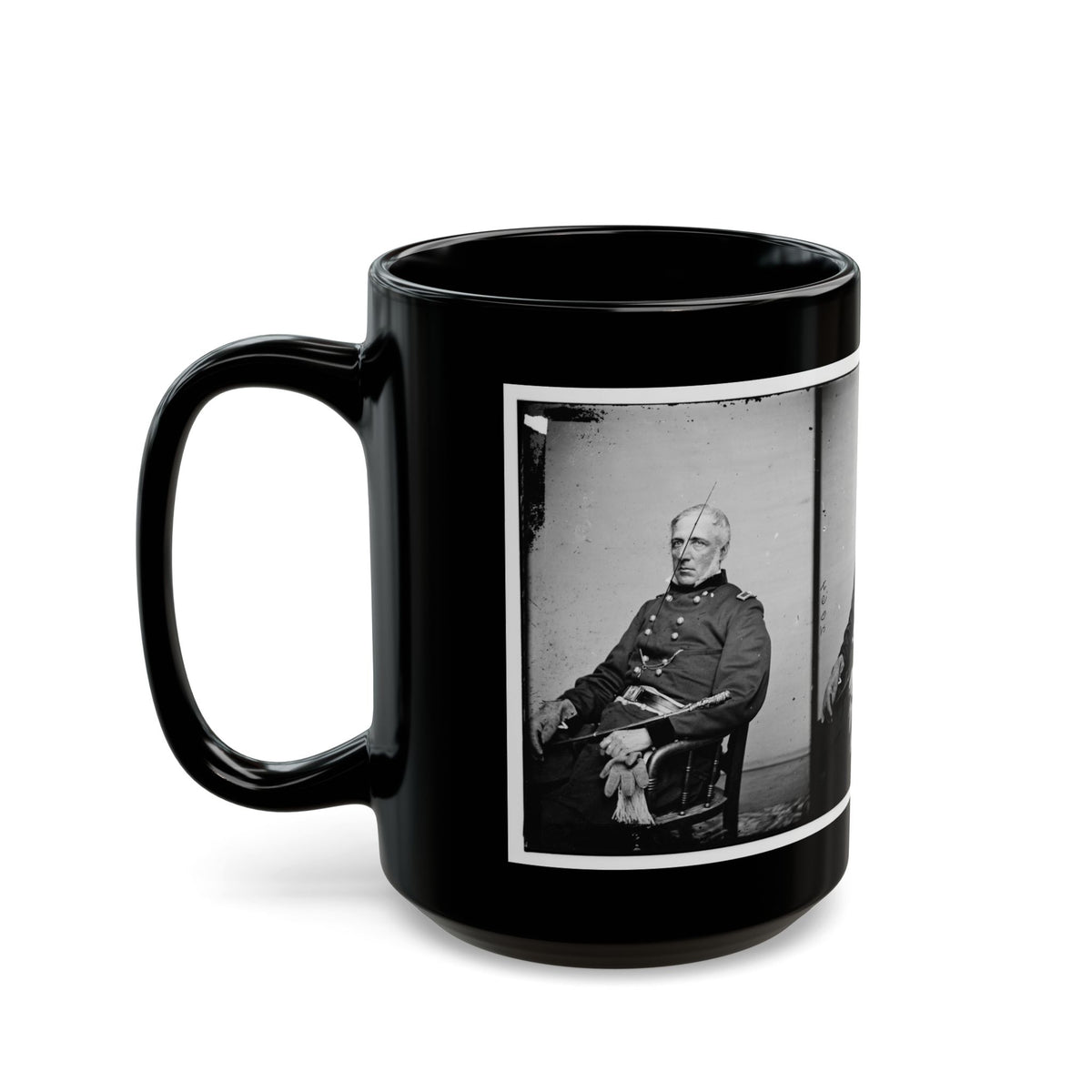 Portrait Of Brig. Gen. James S. Wadsworth, Officer Of The Federal Army (U.S. Civil War) Black Coffee Mug