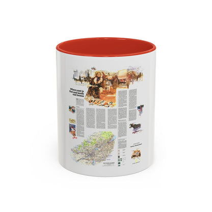 Canada - Quebec-Newfoundland (1980) (Map) Accent Coffee Mug