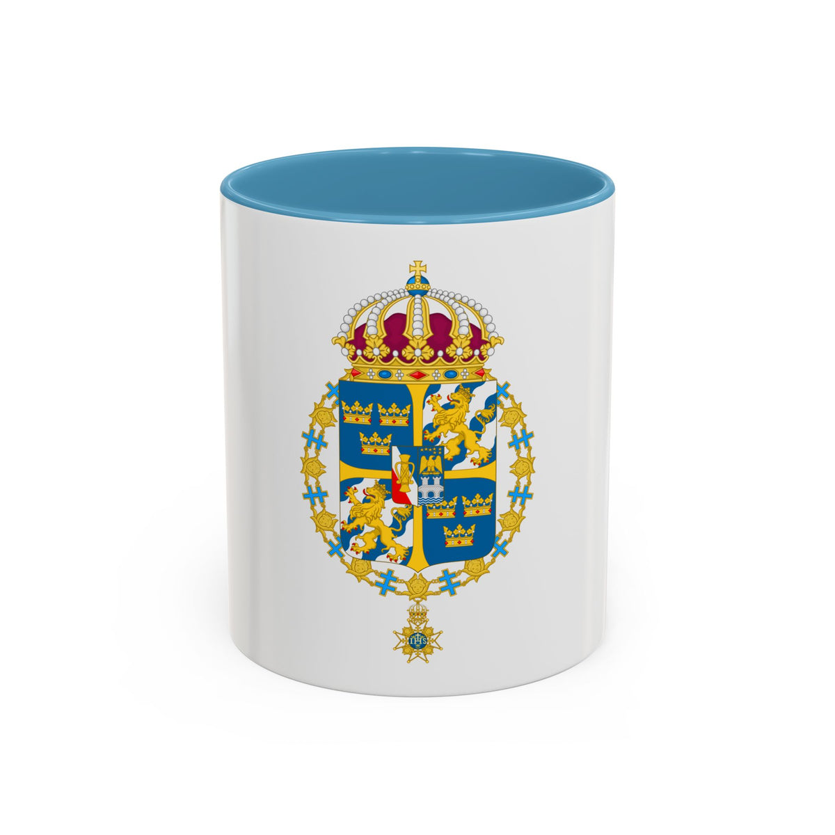 Great coat of arms of Sweden 3 - Accent Coffee Mug