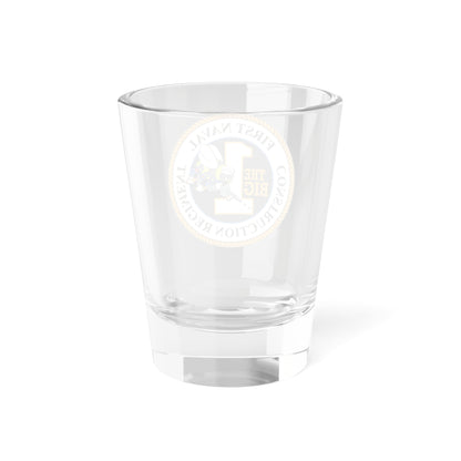 First Naval Construction Regiment (U.S. Navy) Shot Glass 1.5oz