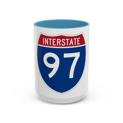 Interstate 97 (U.S. Highways) Accent Coffee Mug