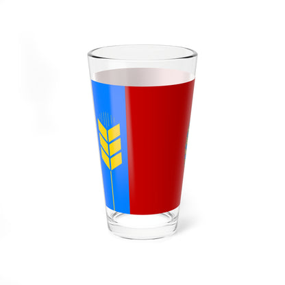 Flag of Altai Krai (Russia) Pint Glass 16oz