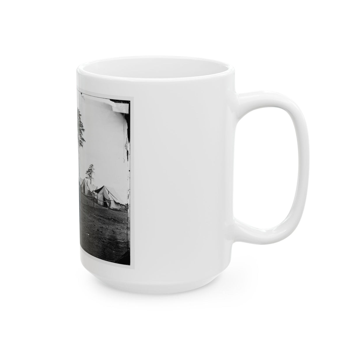 Brandy Station, Va. Chief Engineer's Camp; Another View (U.S. Civil War) White Coffee Mug
