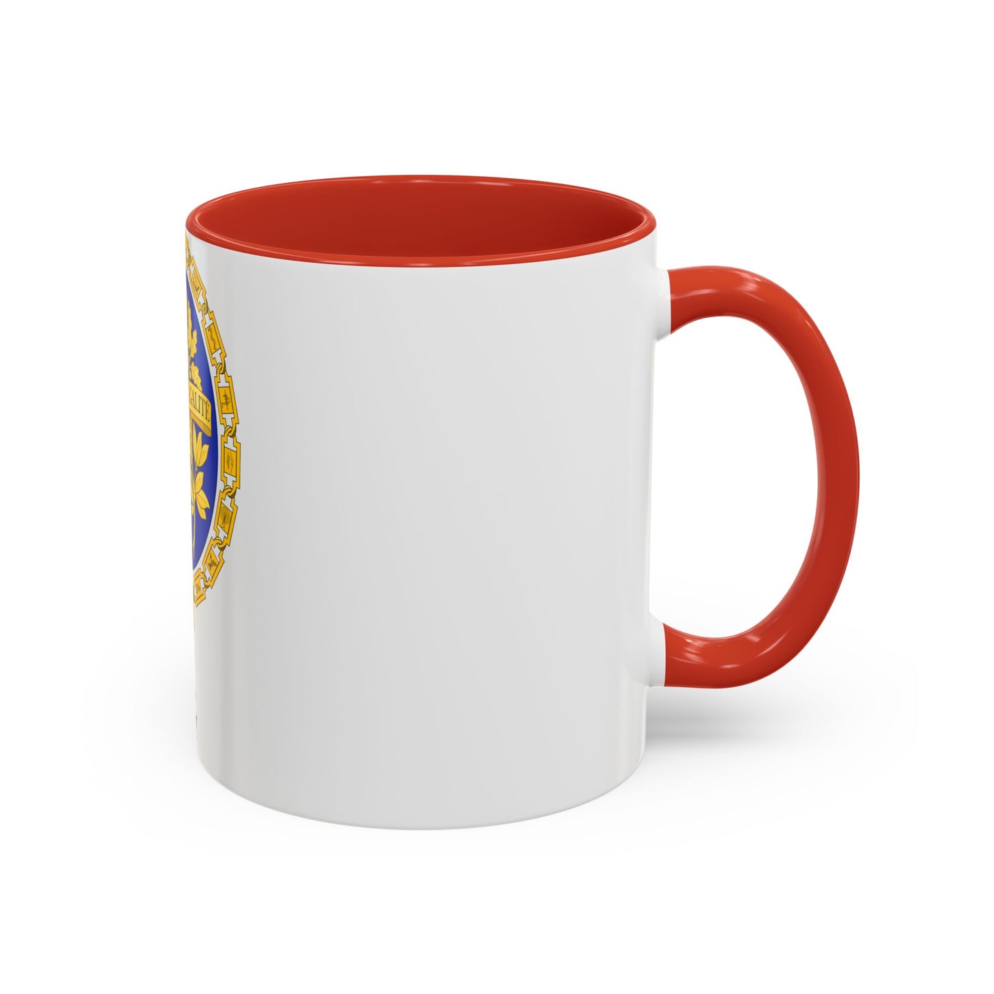 Coat of arms of the French Republic - Accent Coffee Mug