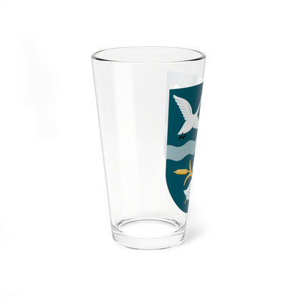 Vallensbæk Kommune coa (Denmark) (Coat of Arms) Pint Glass 16oz