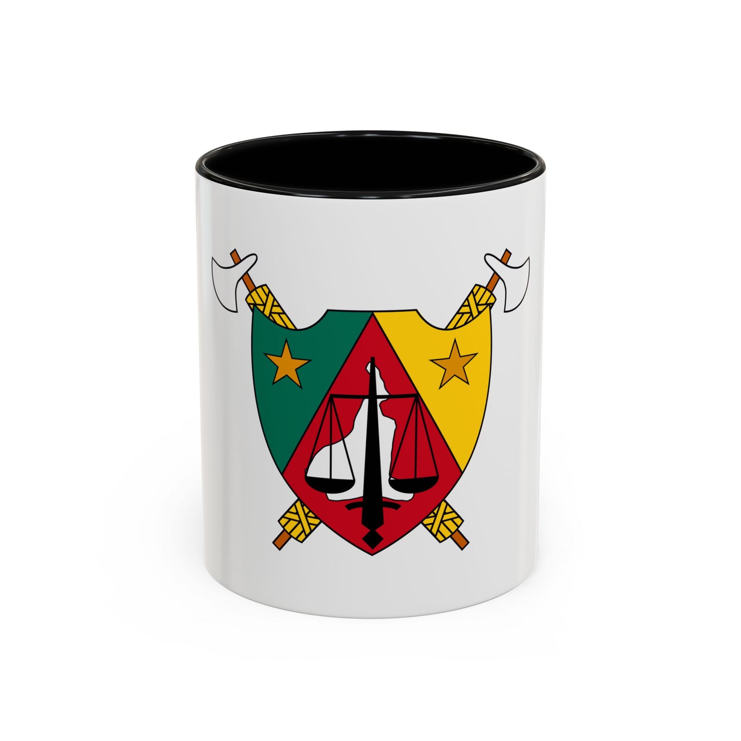 Coat of Arms of Cameroon (1960-1961) - Accent Coffee Mug