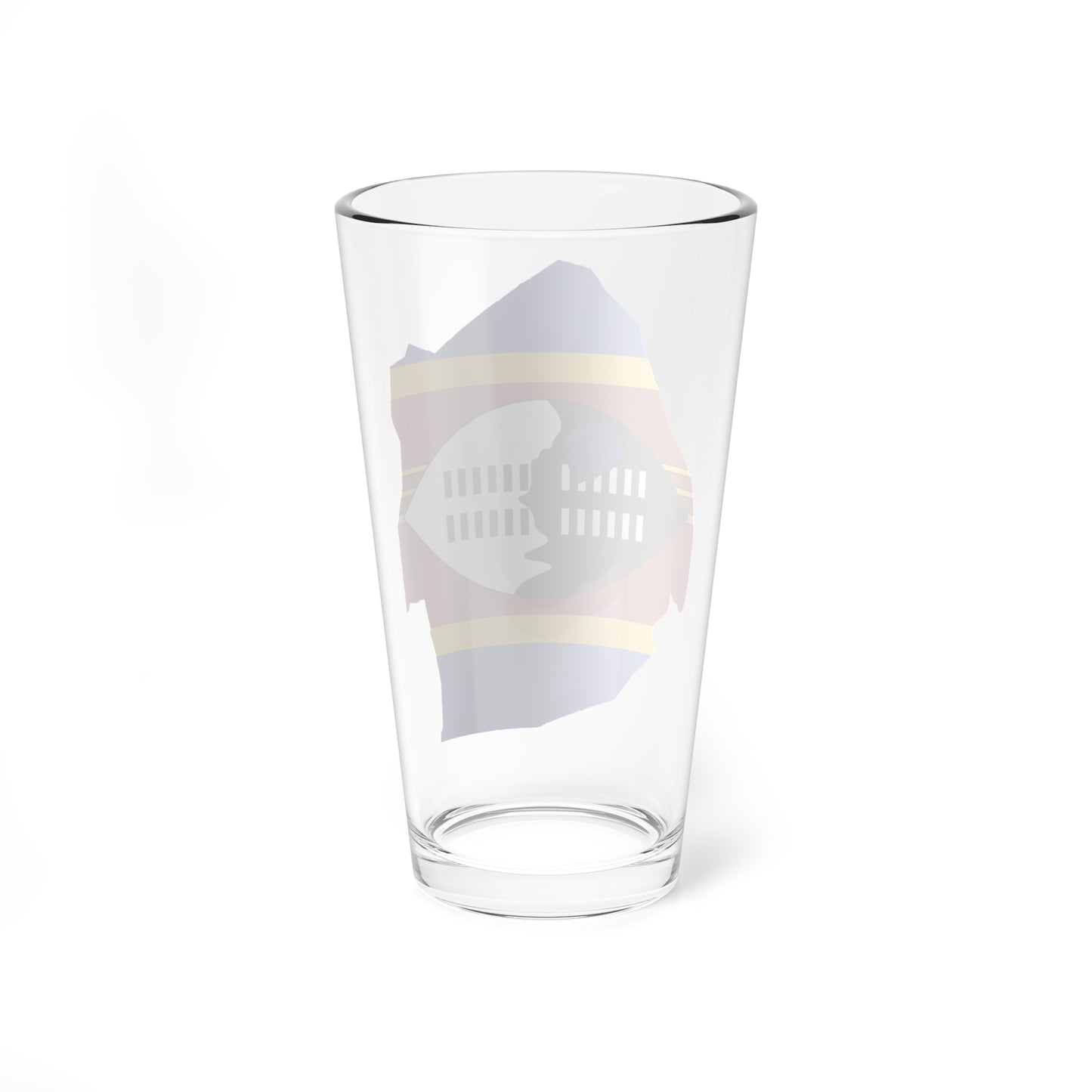 Flag map of Eswatini (Eswatini) Pint Glass 16oz