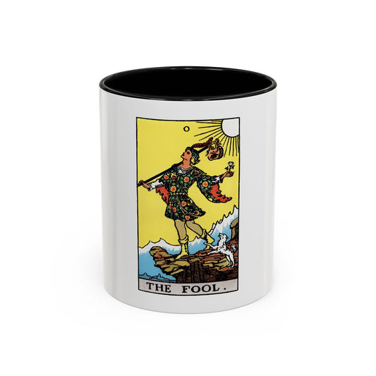 The Fool (Tarot Card) Accent Coffee Mug