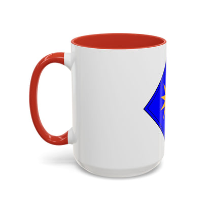 40th Infantry Division CSIB (U.S. Army) Accent Coffee Mug