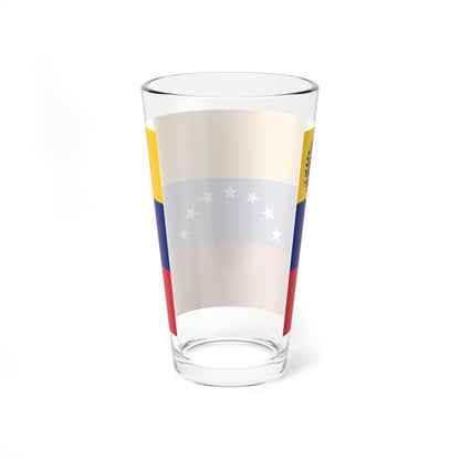 Flag of the Fourth Republic of Venezuela 1954 (Venezuela) Pint Glass 16oz