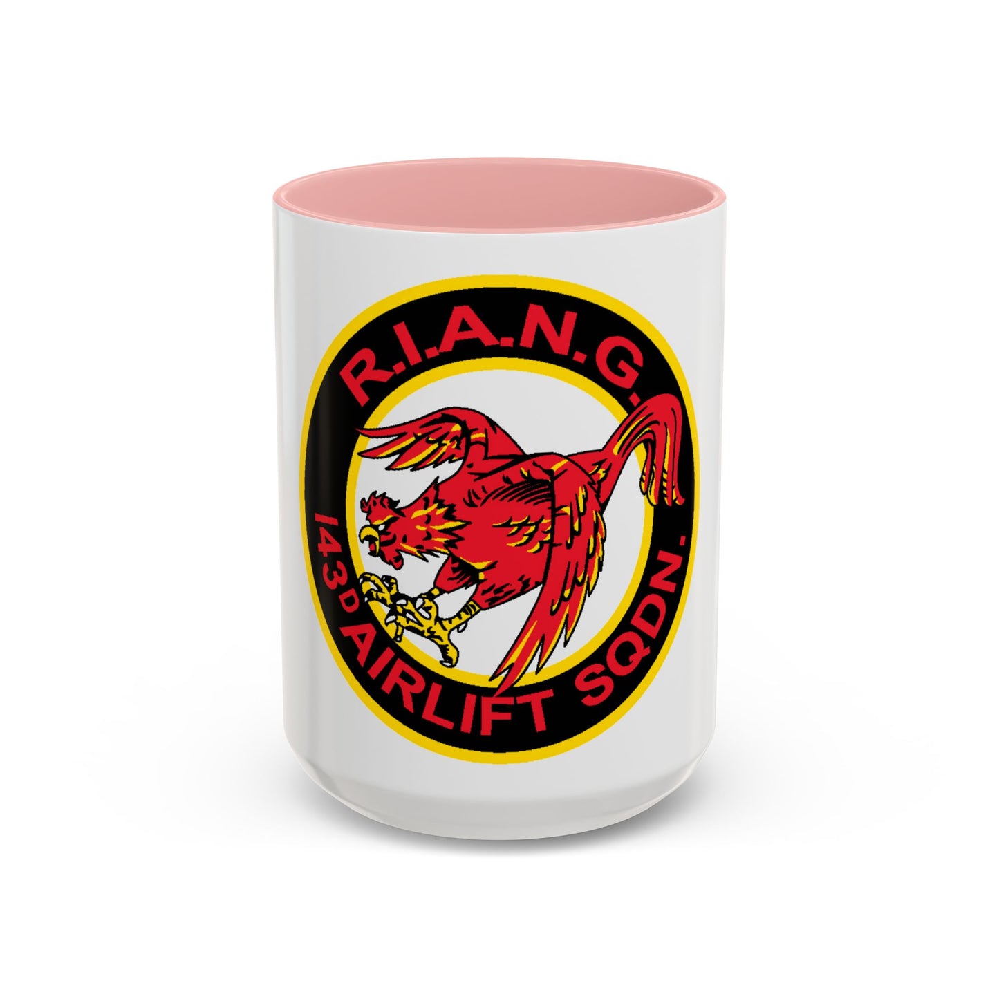 R.I.A.N.G. 143rd Airlift Sq (U.S. Air Force) Accent Coffee Mug