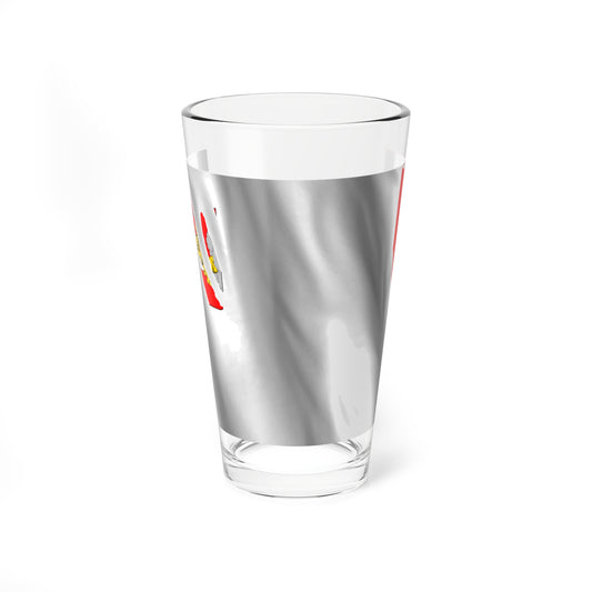 Flag of Vologda Oblast Picture Description (Russia) Pint Glass 16oz