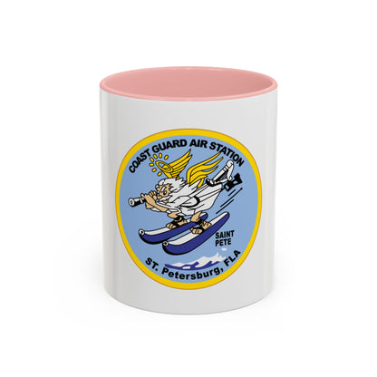 USCGC Air Station St Petersburg FLA (U.S. Coast Guard) Accent Coffee Mug