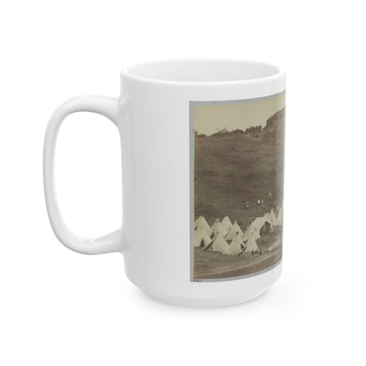 Belle Plain Landing, Va., Confederate Entrenchments On Hill (U.S. Civil War) White Coffee Mug