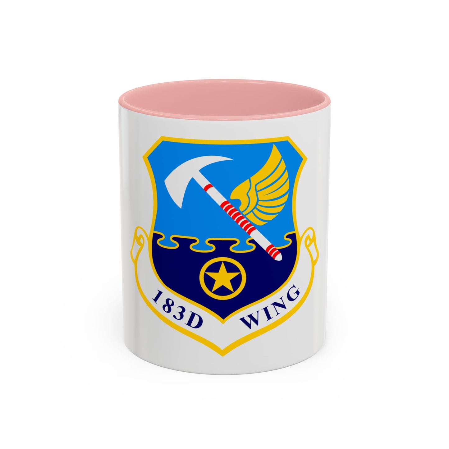 183d Wing emblem (U.S. Air Force) Accent Coffee Mug