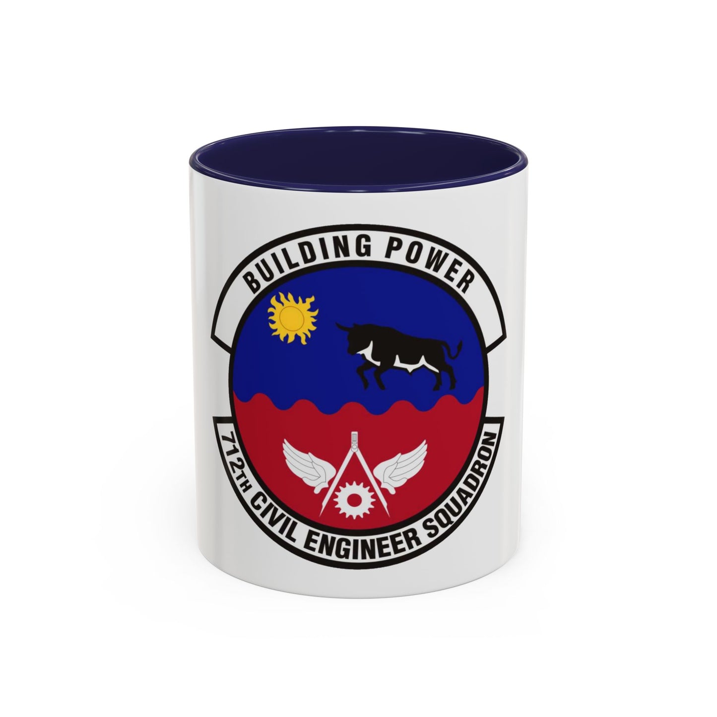 712th Civil Engineer Squadron (U.S. Air Force) Accent Coffee Mug