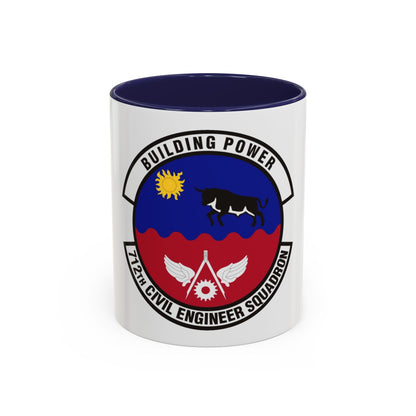 712th Civil Engineer Squadron (U.S. Air Force) Accent Coffee Mug