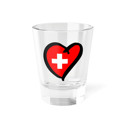 EuroSuizaAnterior (Switzerland) Shot Glass 1.5oz