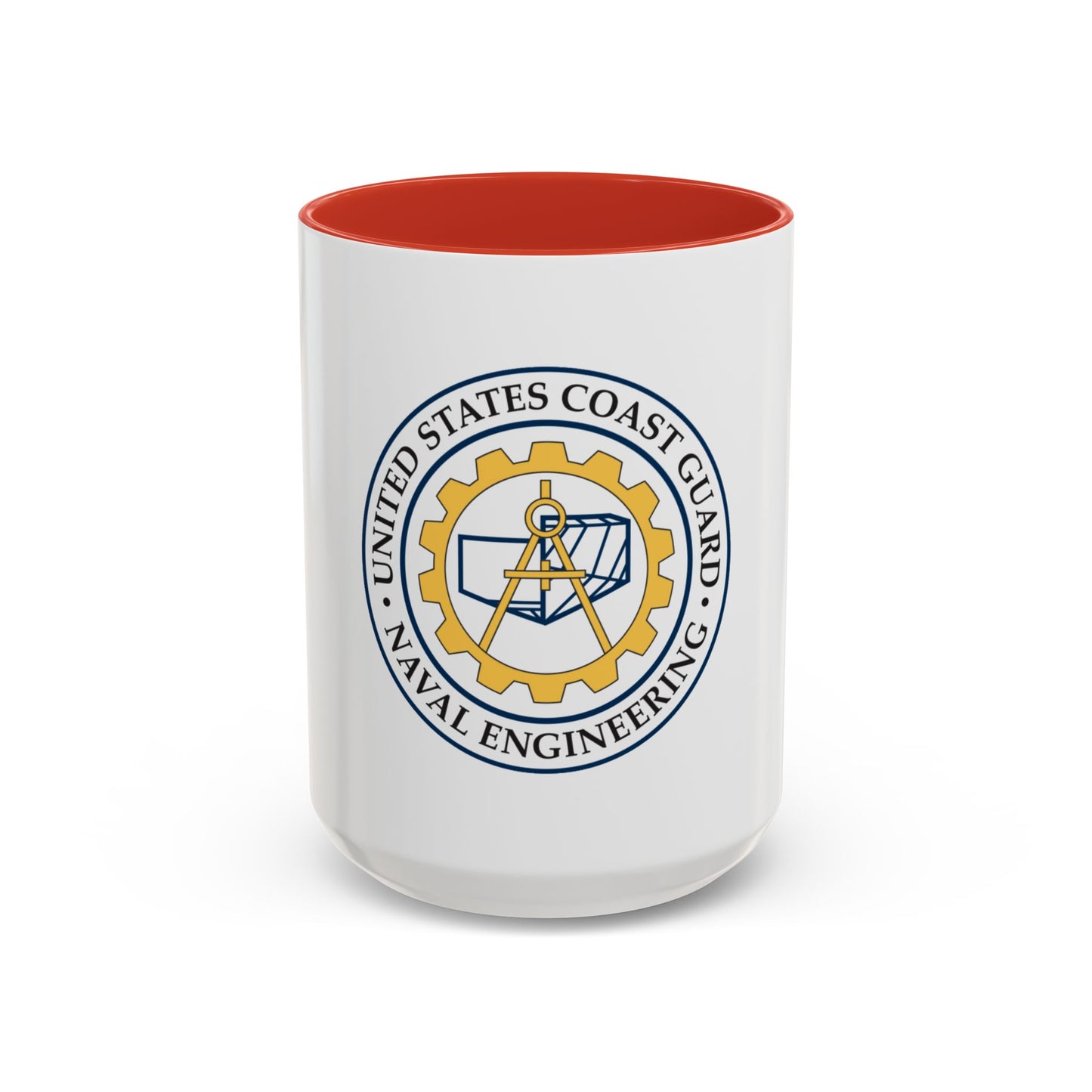 USCG Naval Engineering (U.S. Coast Guard) Accent Coffee Mug