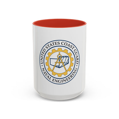 USCG Naval Engineering (U.S. Coast Guard) Accent Coffee Mug