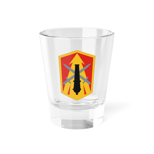 Verre à liqueur de la 214e brigade d'artillerie de campagne (armée américaine) 1,5 oz