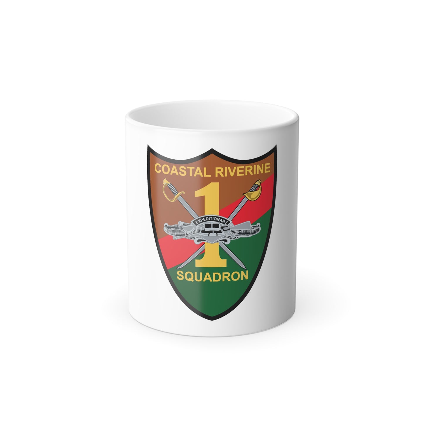 Coastal Riverine Squadron ONE (U.S. Navy) Color Changing Mug 11oz
