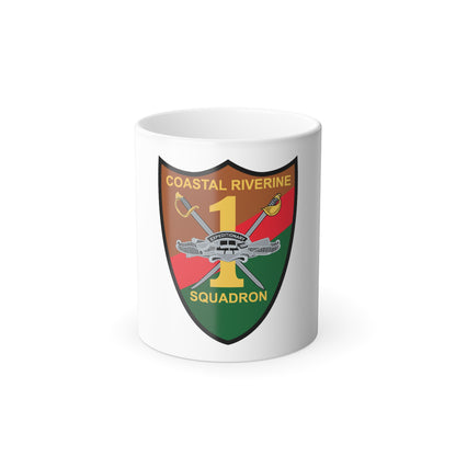 Coastal Riverine Squadron ONE (U.S. Navy) Color Changing Mug 11oz