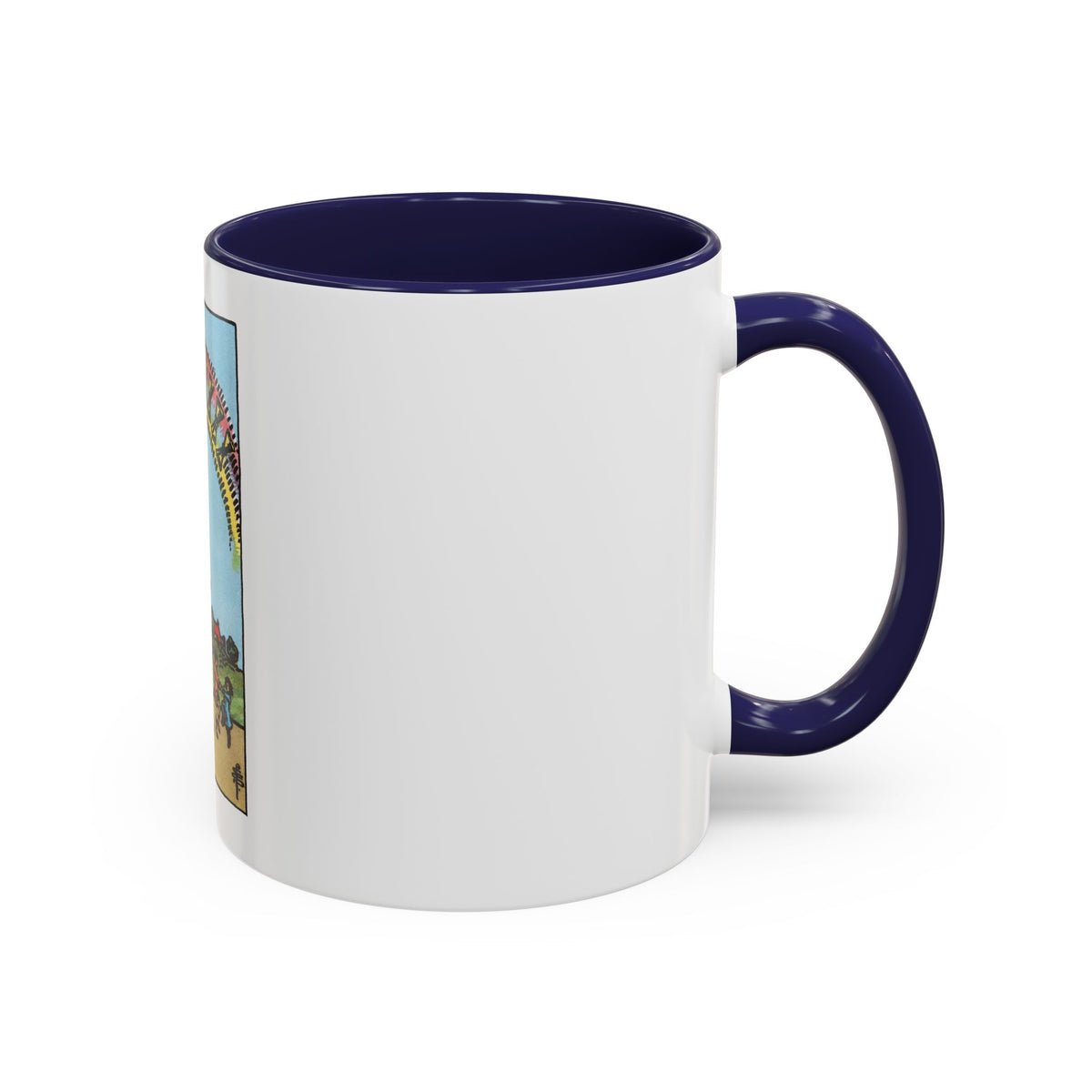 The 10 of Cups (Tarot Card) Accent Coffee Mug
