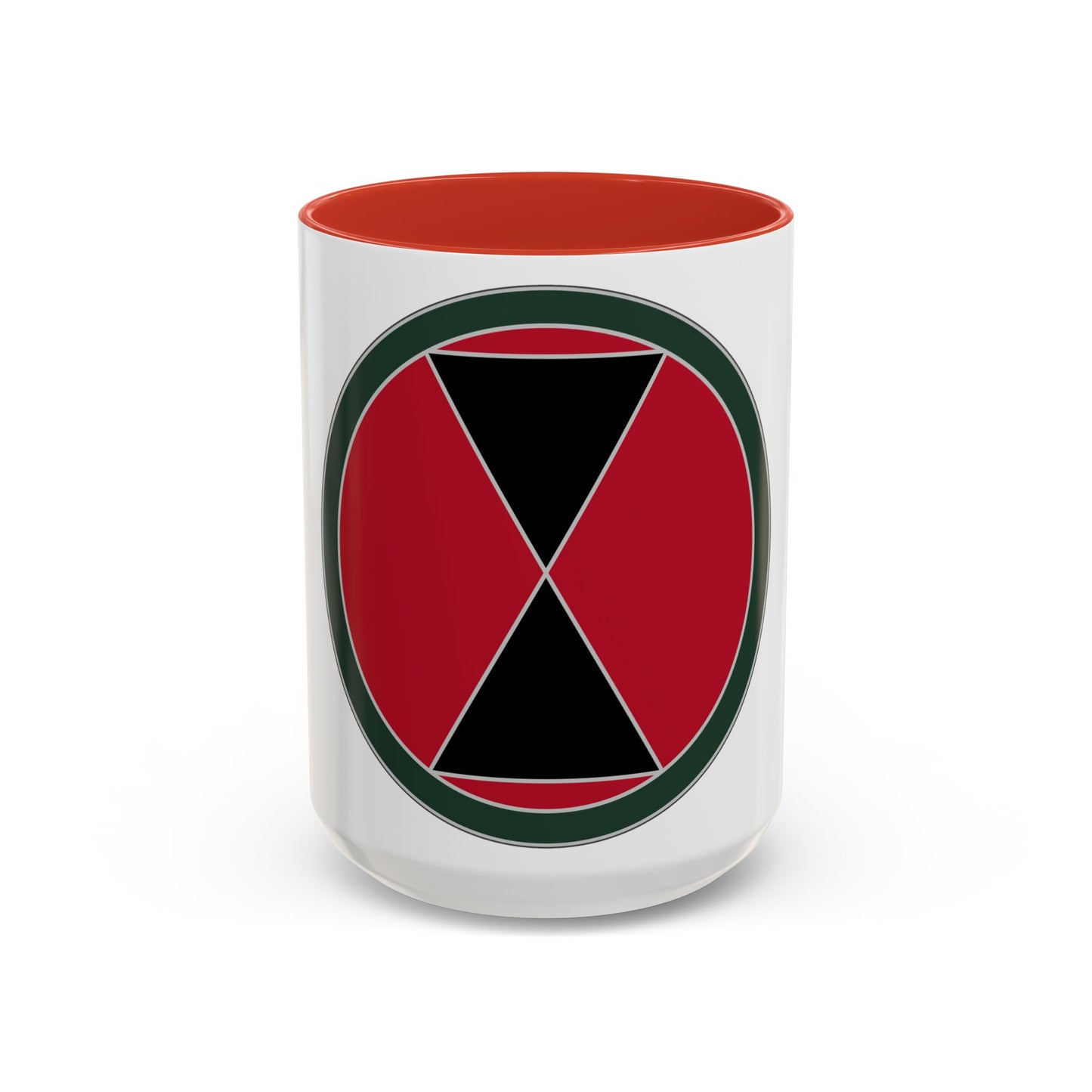 7 Infantry Division (U.S. Army) Accent Coffee Mug