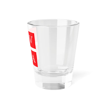 Flag of Lugano Switzerland - Shot Glass 1.5oz