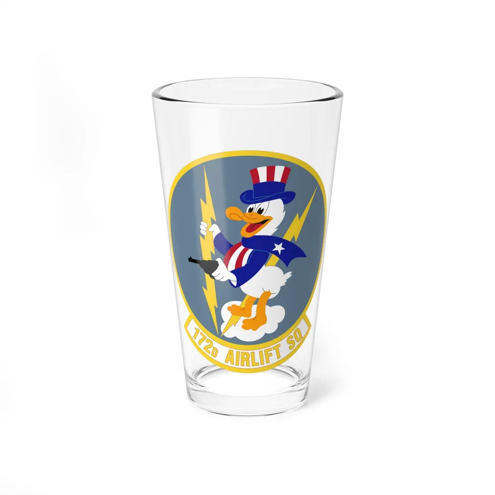 172d Airlift Squadron (U.S. Air Force) Pint Glass 16oz-16oz-Go Mug Yourself